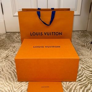 Louis Vuitton LARGE for neverfull tote BOX & SHOPPING BAG